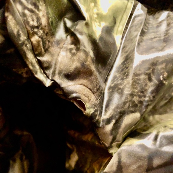 Outdoor Life Mossy Oak Break Up Camo Hooded Rain Jacket One Size Fits All - Picture 7 of 8